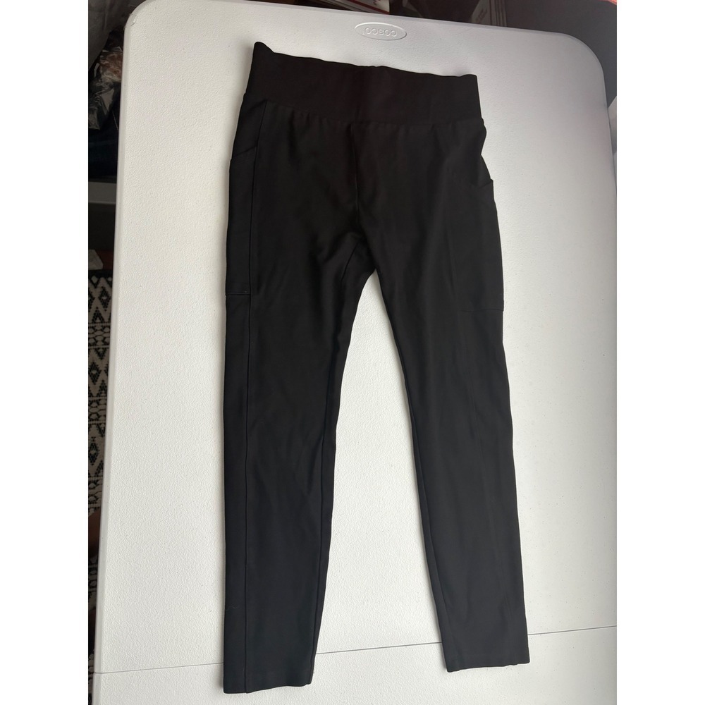 Lou & Grey Women's Black Pocketed‎ Leggings Athleisure Pants Size S